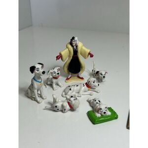 7 Piece Lot! VTG 90s Disney‎ 101 Dalmatians PVC Figures